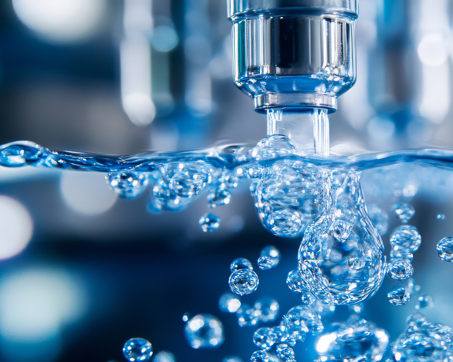 Inhale with a faucet